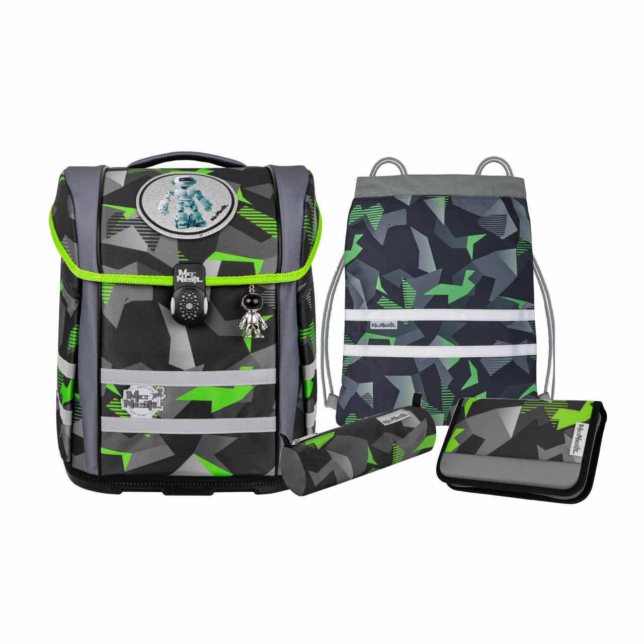 McNeill PERFECTO 5tlg. Schulranzenset Techno