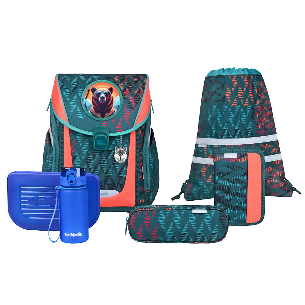McNeill Primo Schulranzenset Bear 9tlg.