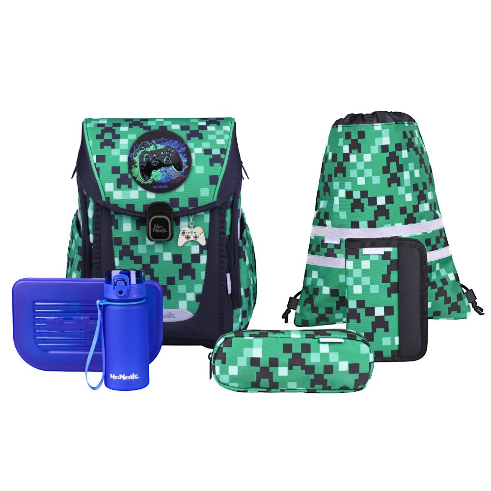 McNeill Primo Schulranzenset Game Zone 9tlg.