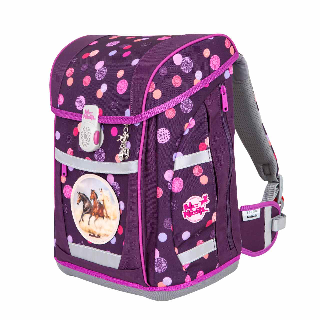 McNeill TENERO 5tlg. Schulranzenset Ruby