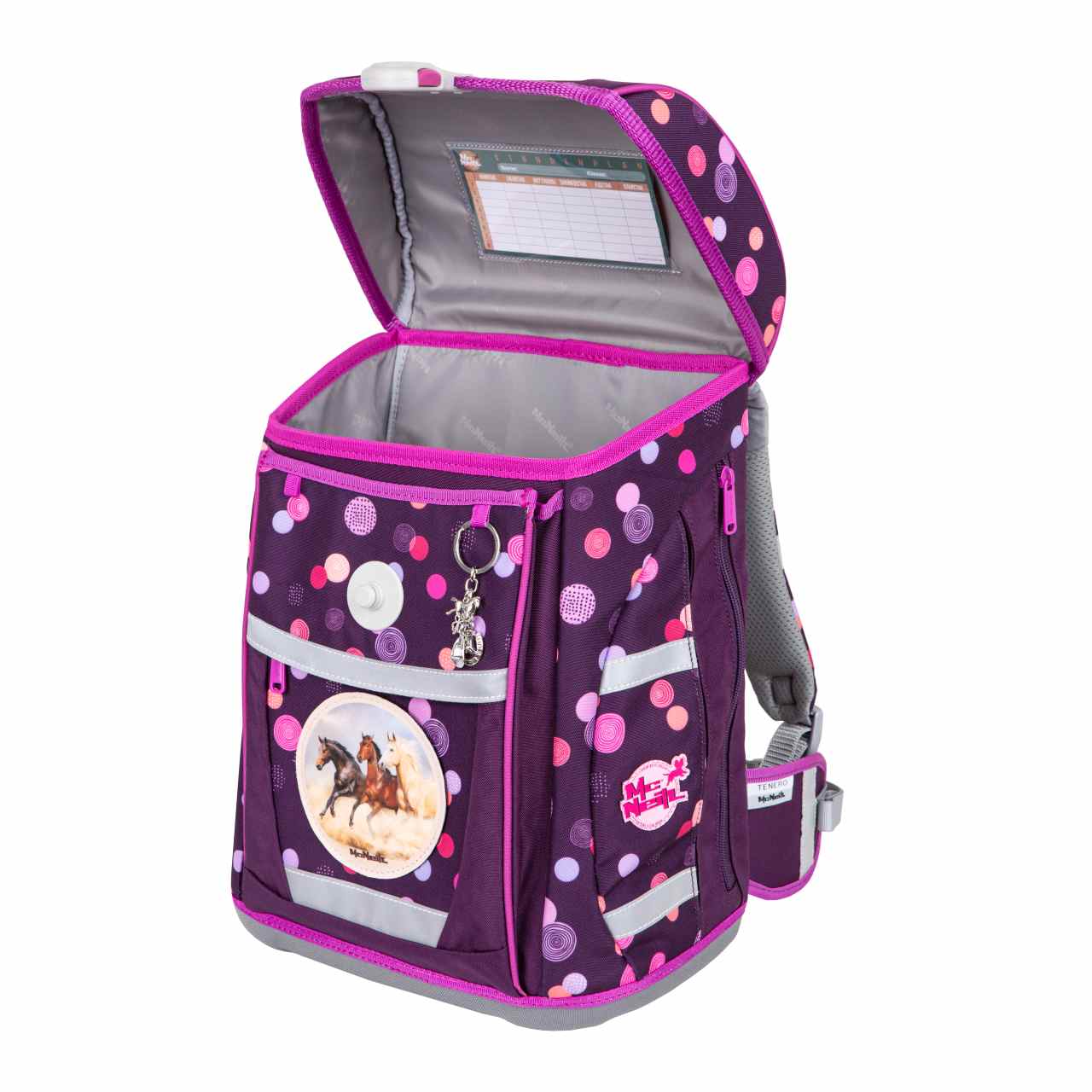 McNeill TENERO 5tlg. Schulranzenset Ruby