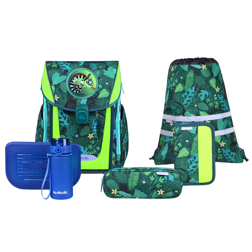 McNeill Primo Schulranzenset Tropic 9tlg.
