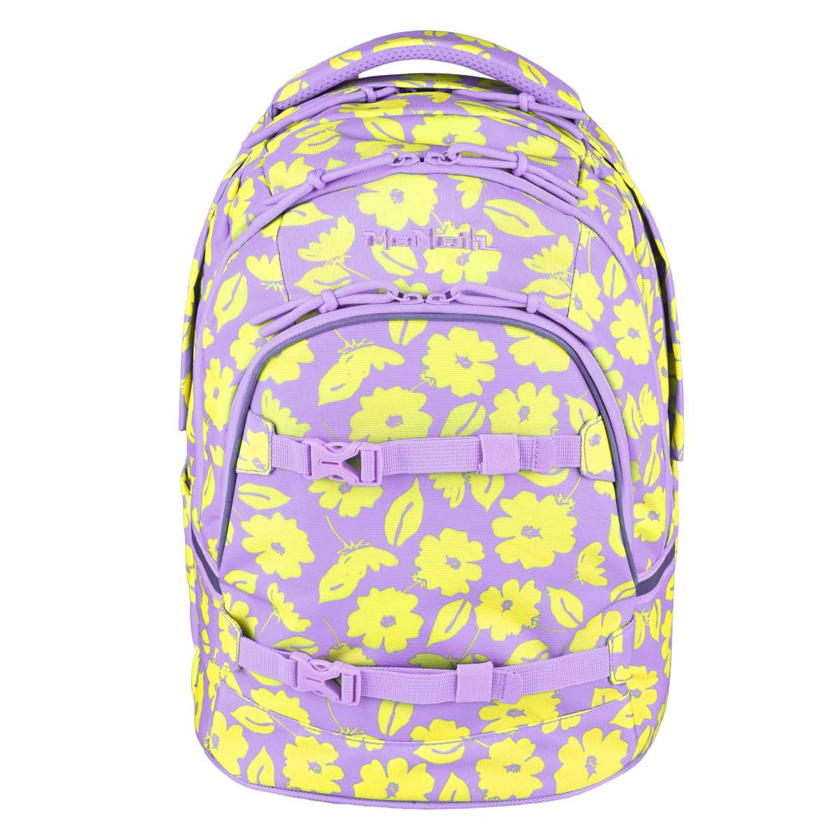 McNeill Milo Schulrucksack Set 2tlg. Flores lila