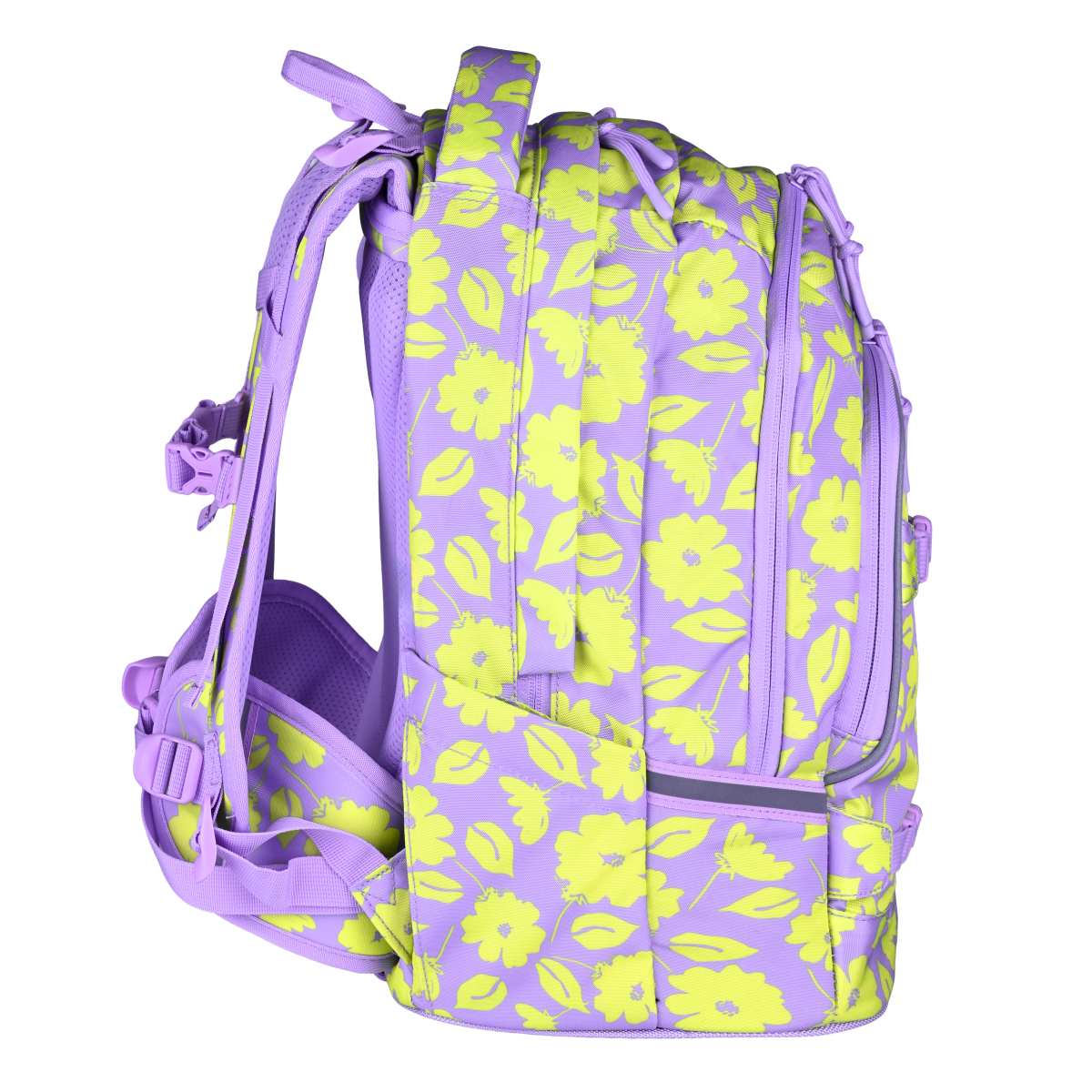 McNeill Milo Schulrucksack Set 2tlg. Flores lila