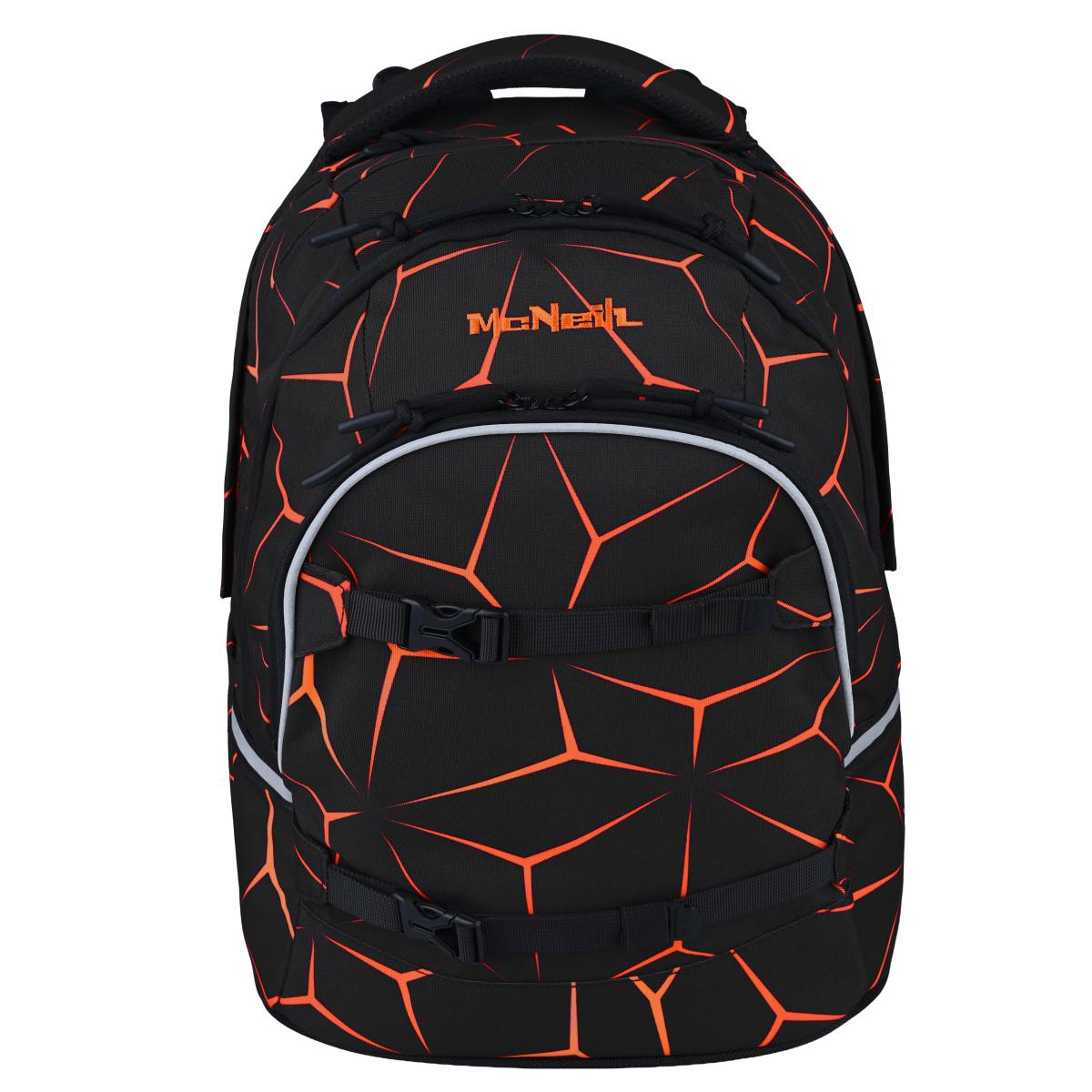McNeill Milo Schulrucksack Set 2tlg. Lava