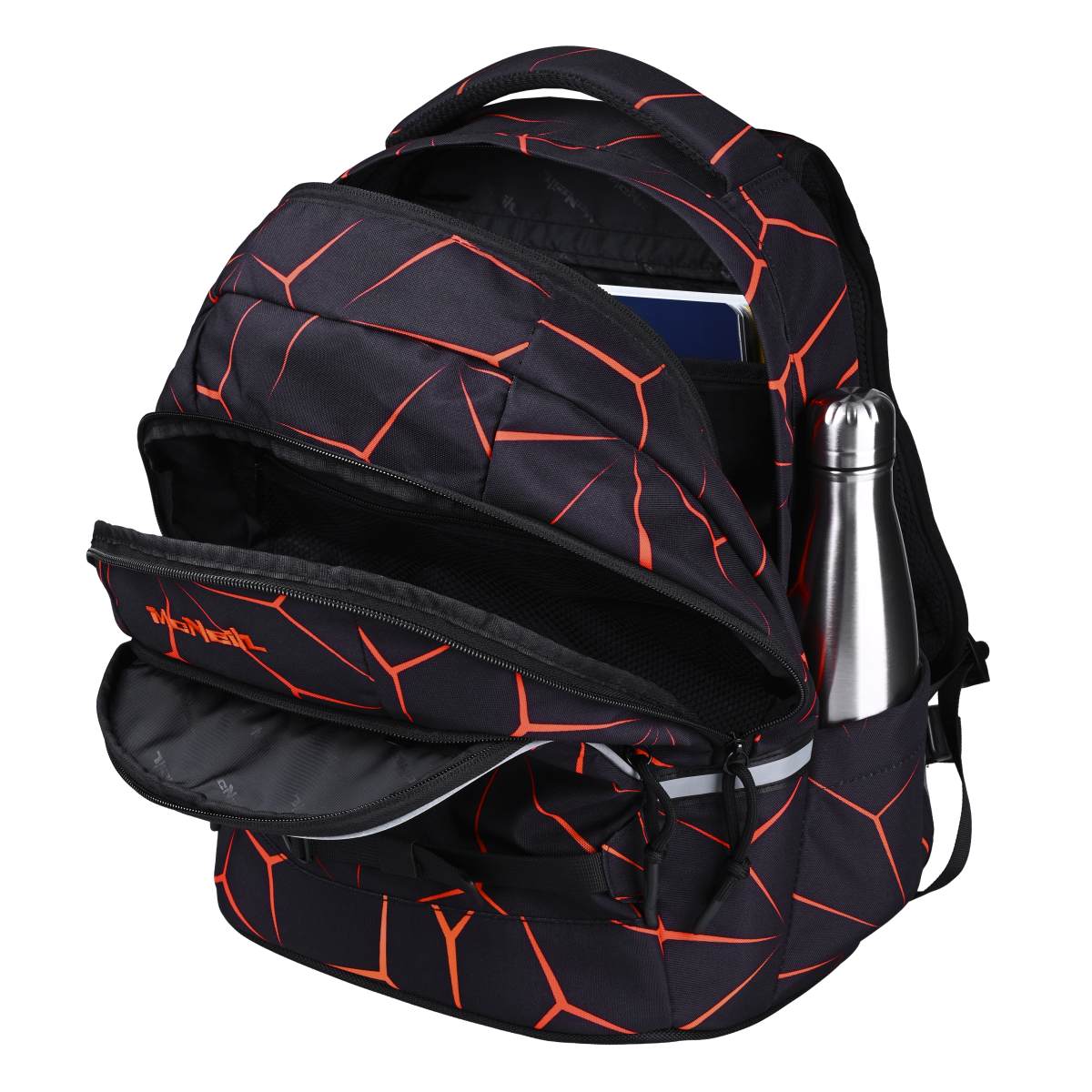 McNeill Milo Schulrucksack Set 2tlg. Lava