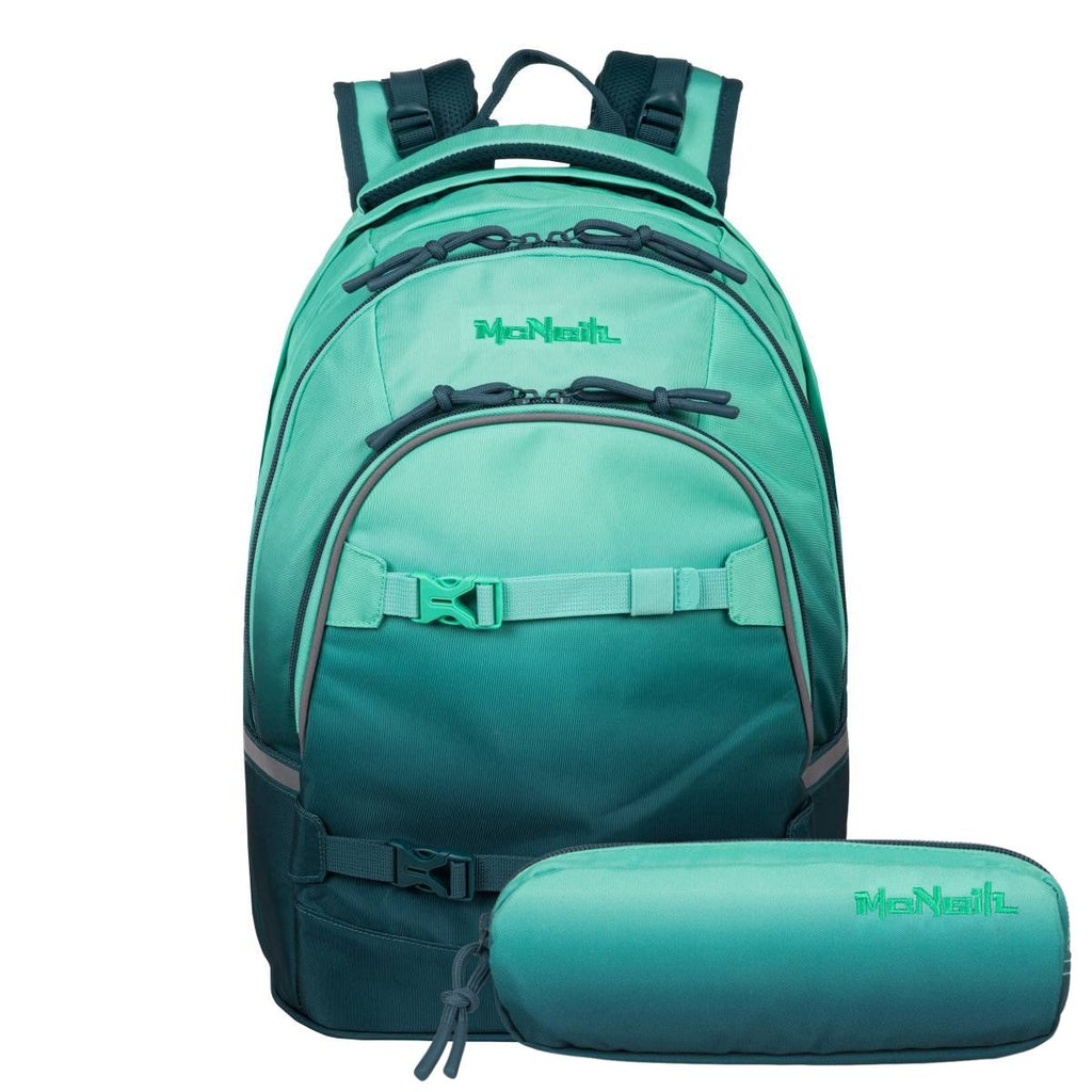 McNeill Milo Schulrucksack Set 2tlg. Blue Lagoon