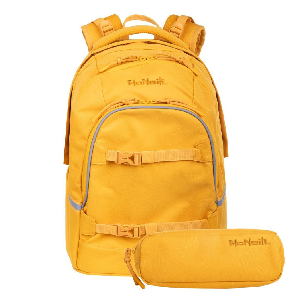 McNeill Milo Schulrucksack Set 2tlg. Gelb