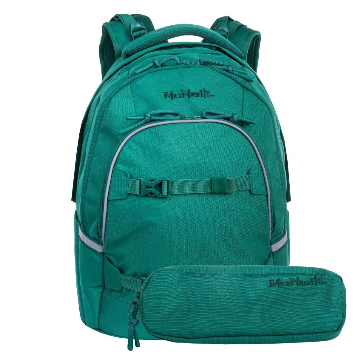 McNeill Milo Schulrucksack Set 2tlg. Grün