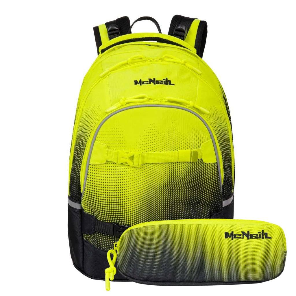 McNeill Milo Schulrucksack Set 2tlg. Lemon