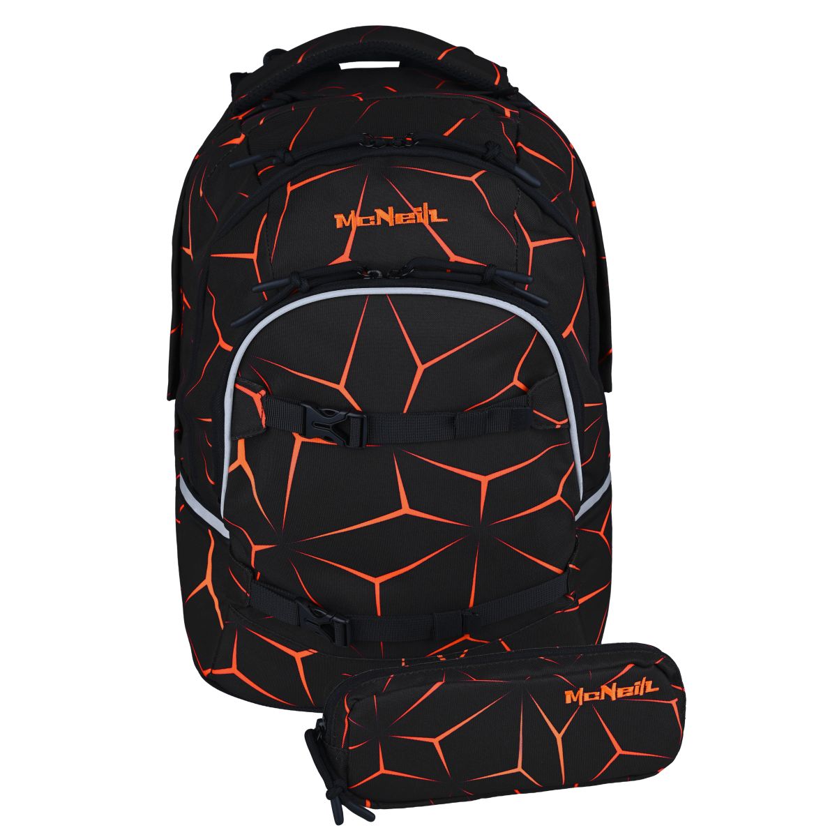 McNeill Milo Schulrucksack Set 2tlg. Lava