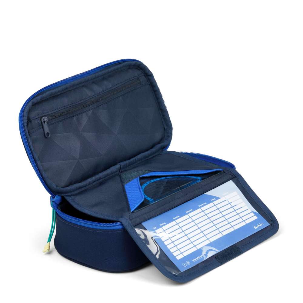 Satch Schlamperbox Crossed Blue