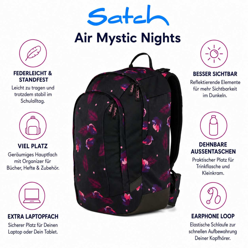Satch Air Schulrucksack Mystic Nights