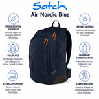 Satch Air Schulrucksack Nordic Blue