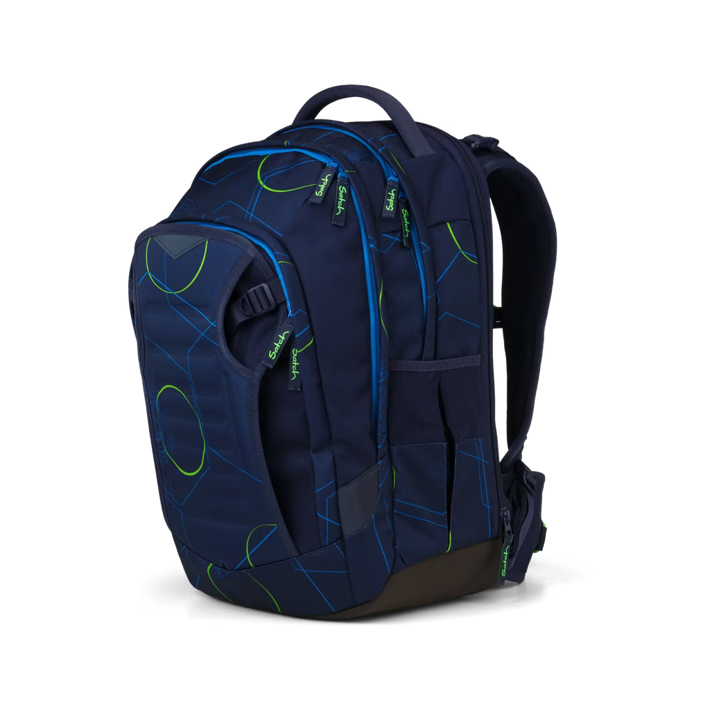 Satch Match PLUS Schulrucksack Blue Tech