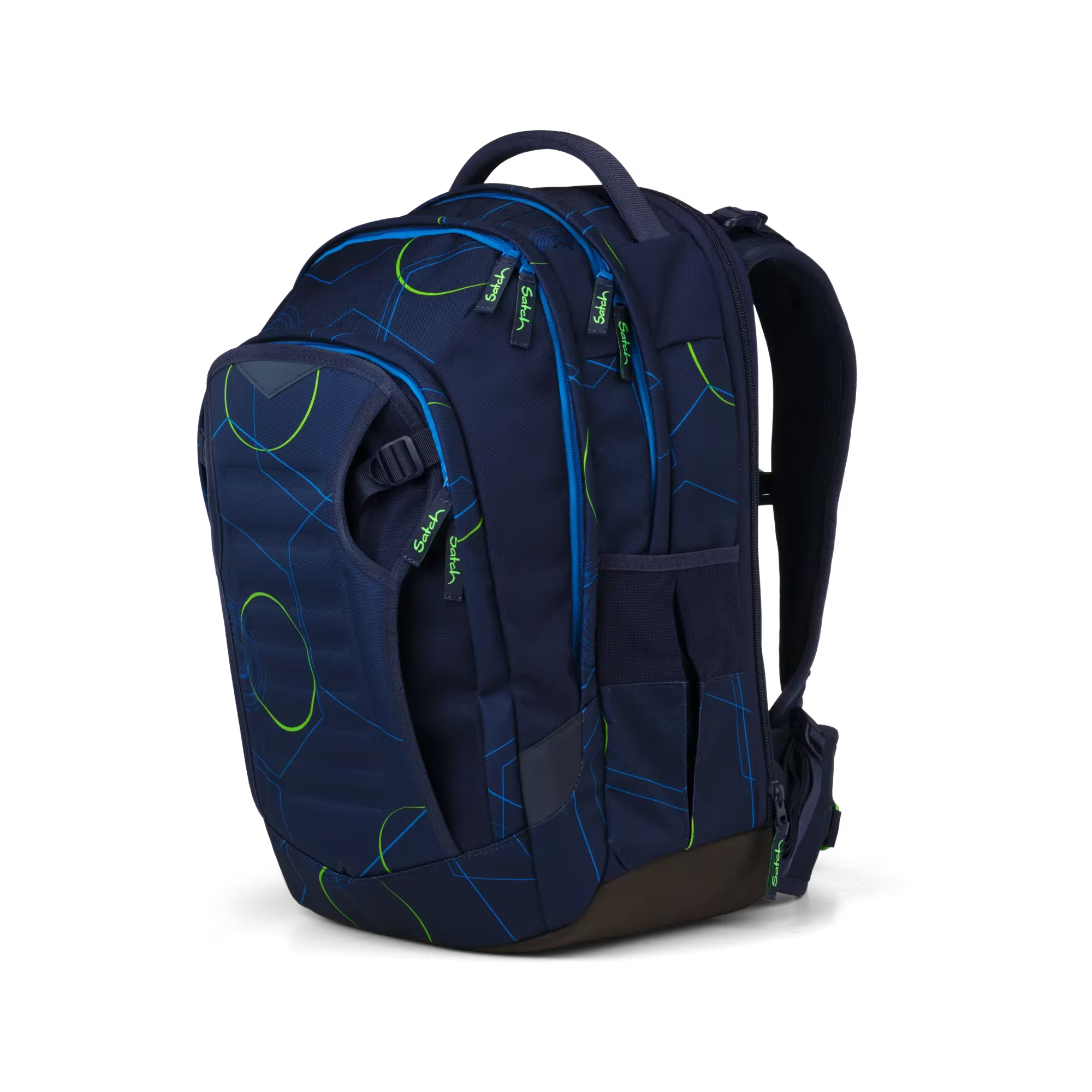 Satch Match PLUS Schulrucksack Blue Tech