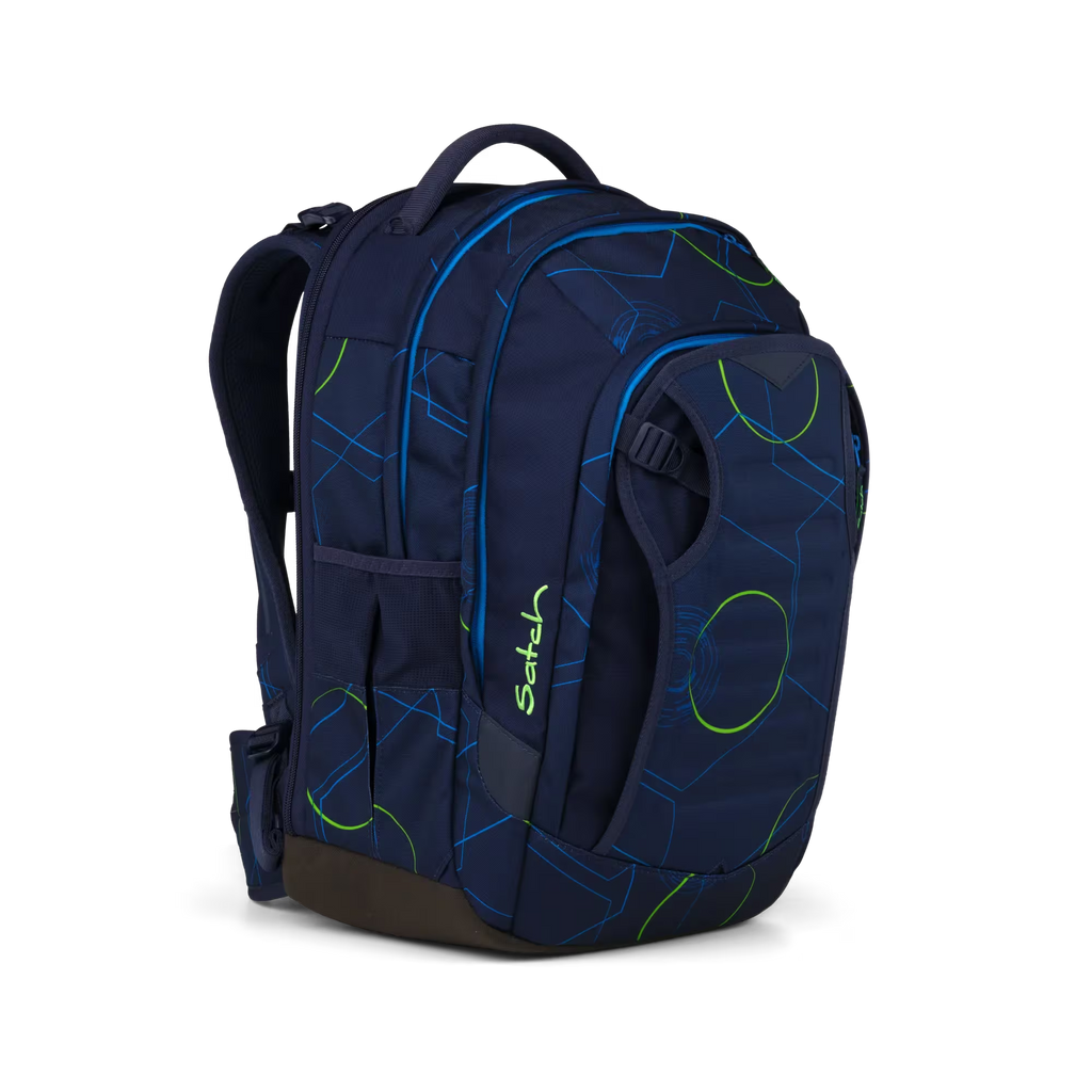 Satch Match PLUS Schulrucksack Blue Tech