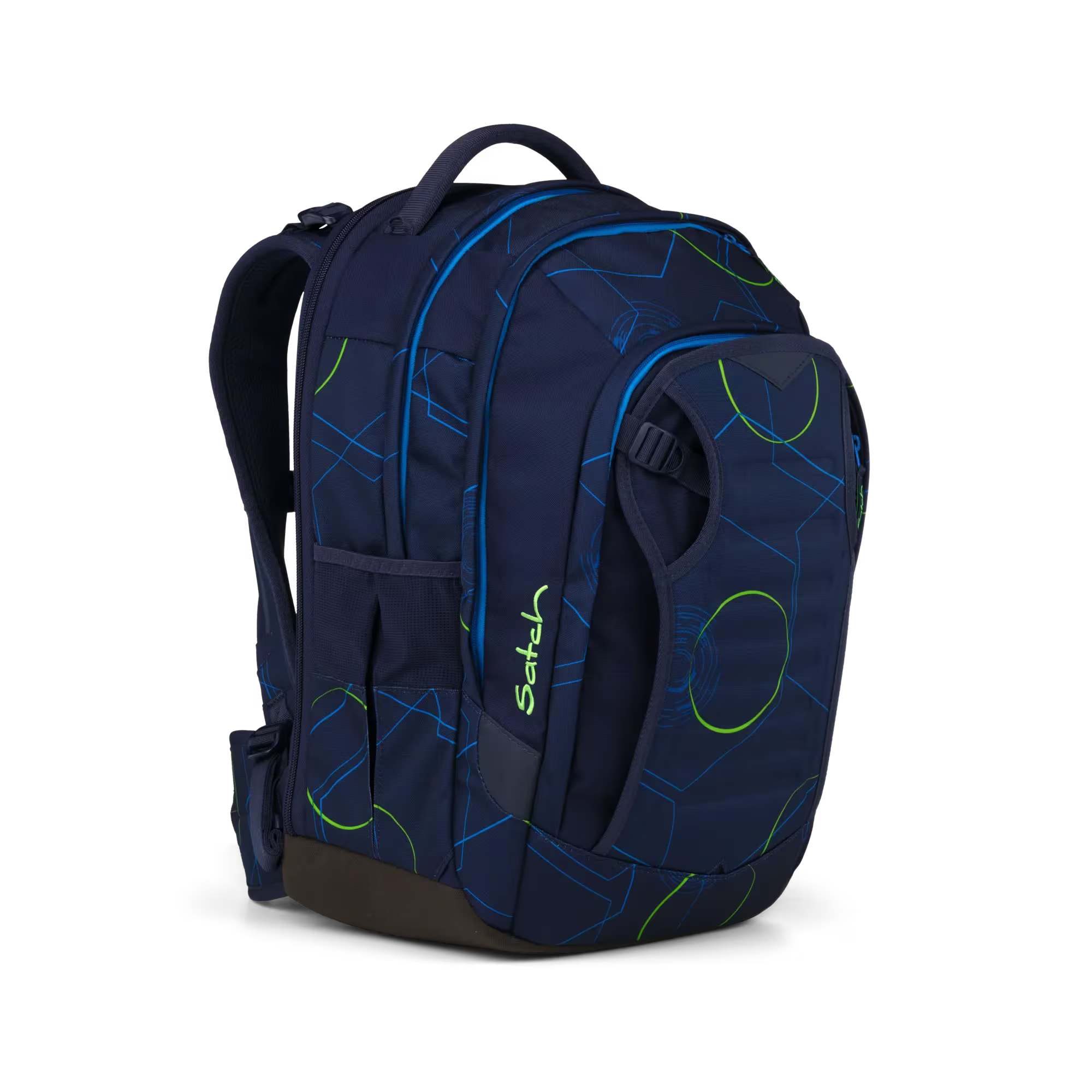 Satch Match PLUS Schulrucksack Blue Tech