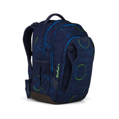 Satch Match PLUS Schulrucksack Blue Tech