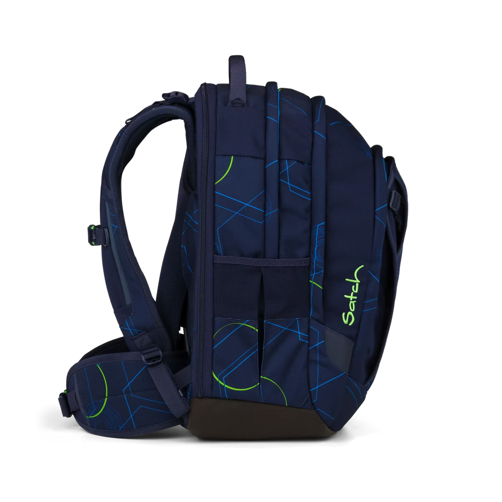 Satch Match PLUS Schulrucksack Blue Tech