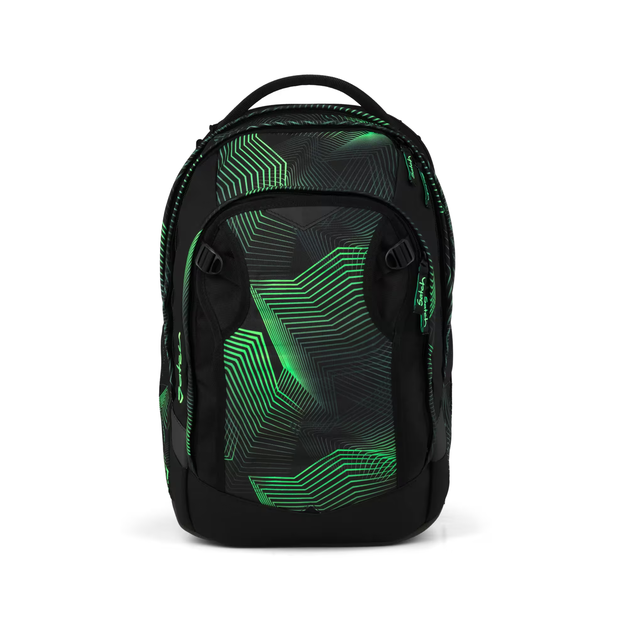Satch Match PLUS Schulrucksack Seismic Green