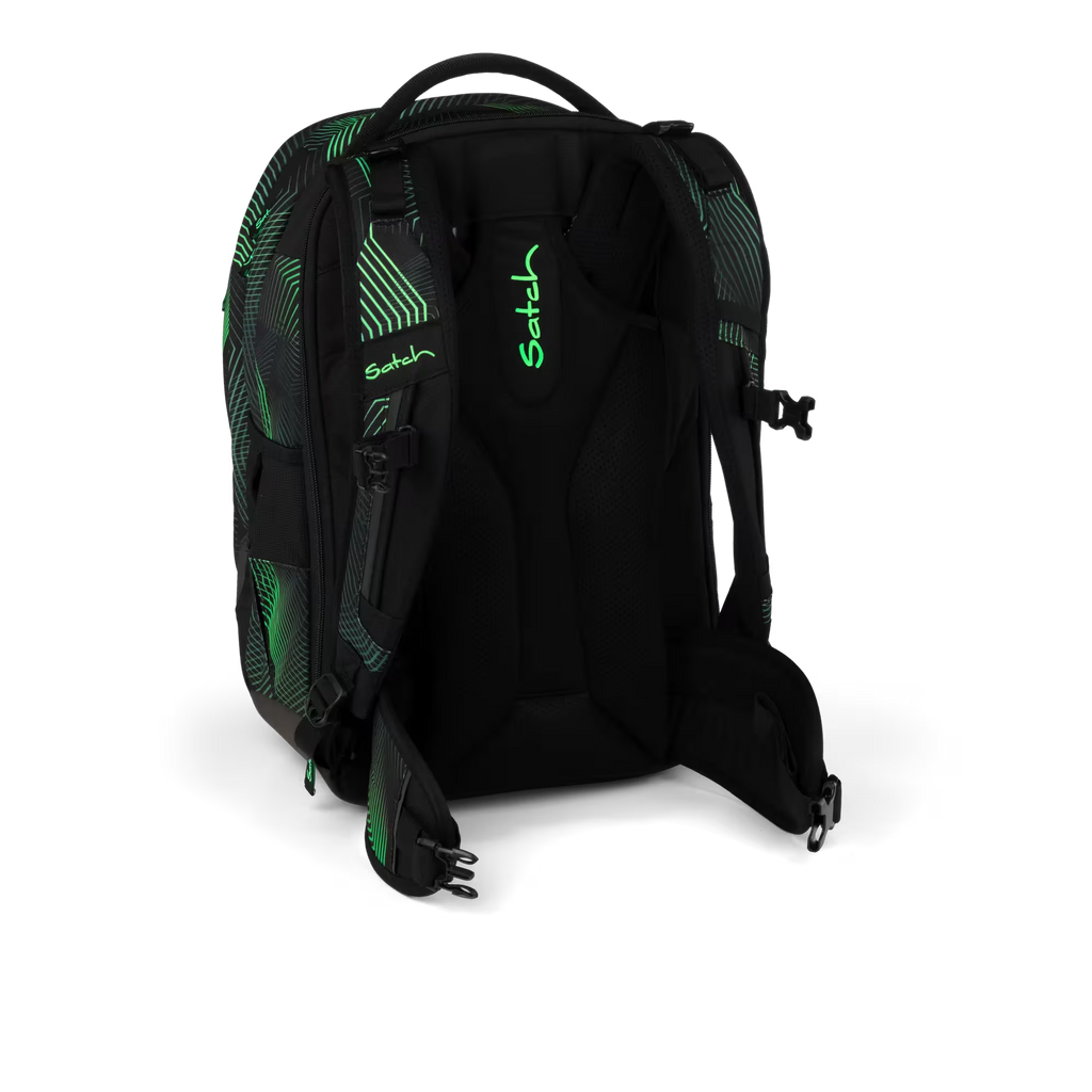 Satch Match PLUS Schulrucksack Seismic Green