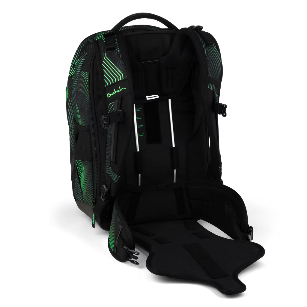 Satch Match PLUS Schulrucksack Seismic Green