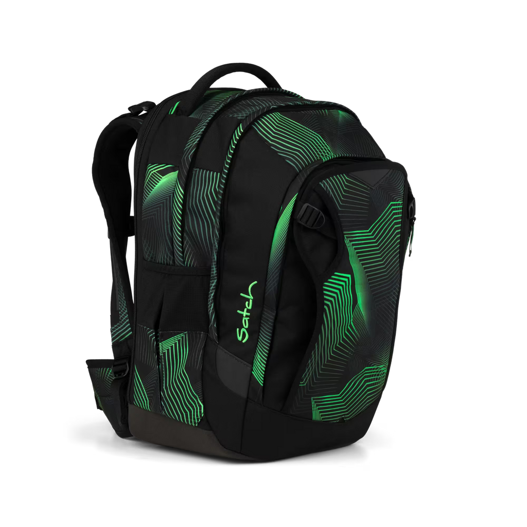 Satch Match PLUS Schulrucksack Seismic Green