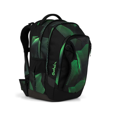 Satch Match PLUS Schulrucksack Seismic Green