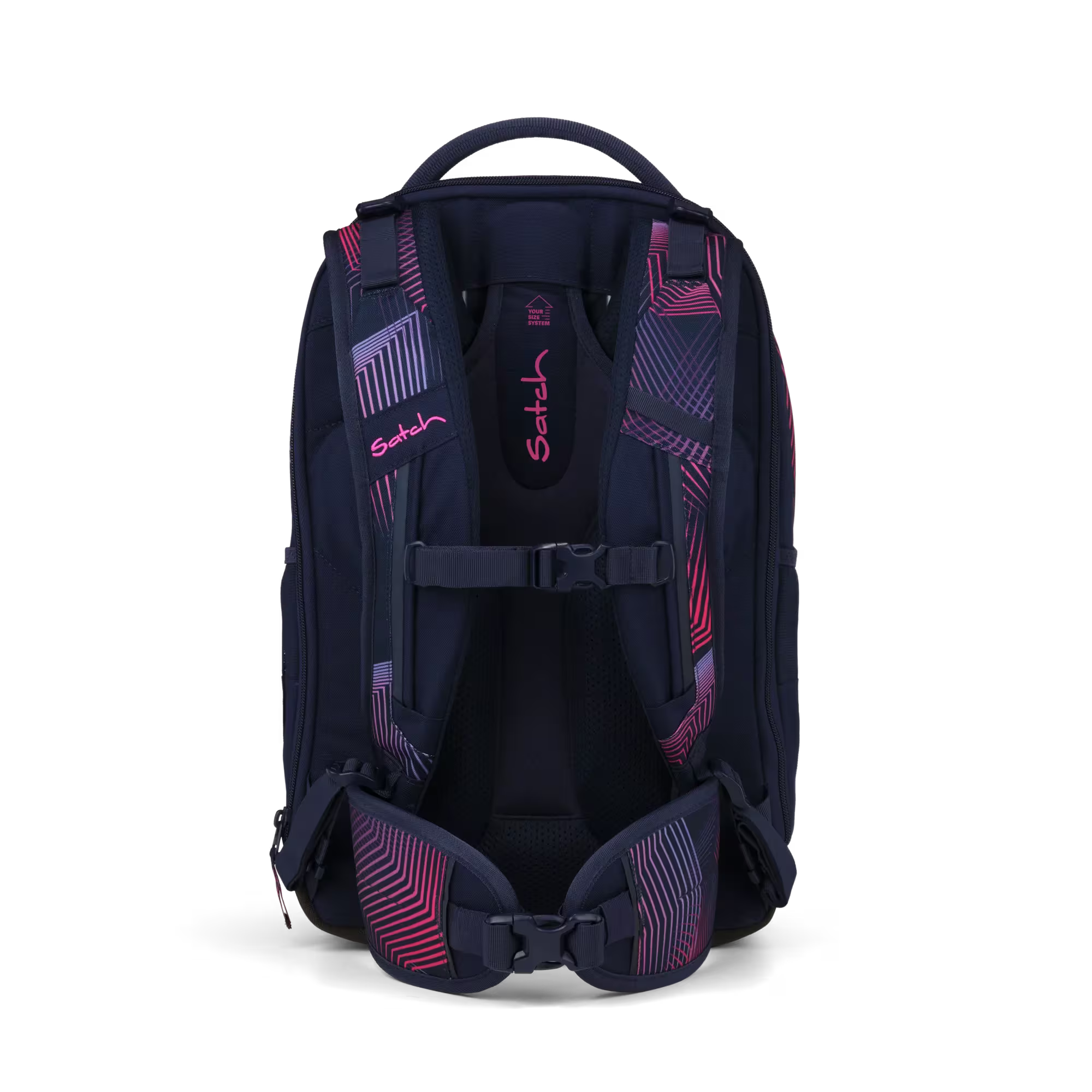 Satch Match PLUS Schulrucksack Seismic Pink