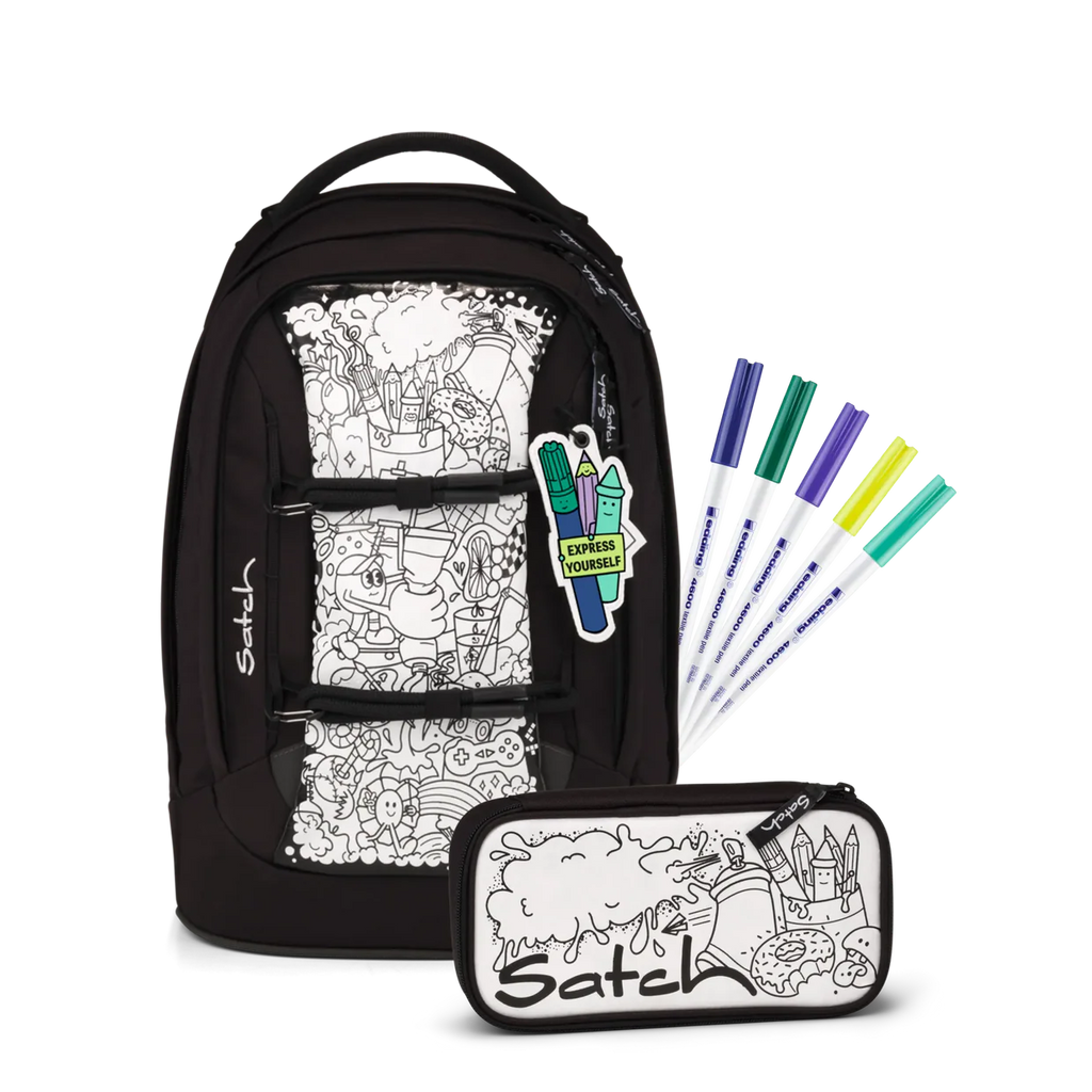 Satch Pack Schulrucksack-Set 3tlg. Artist Edition