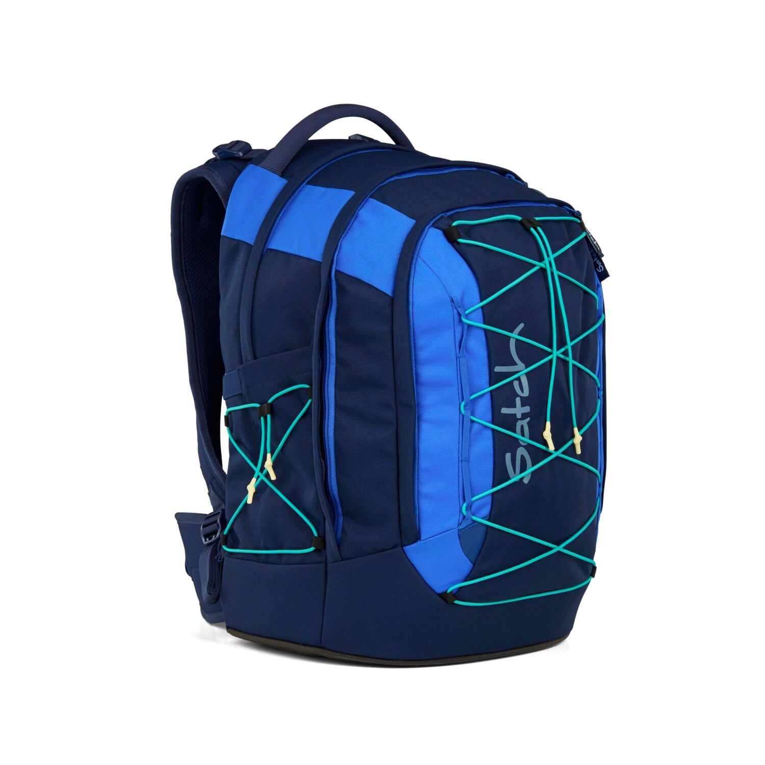 Satch Pack Schulrucksack Crossed Blue