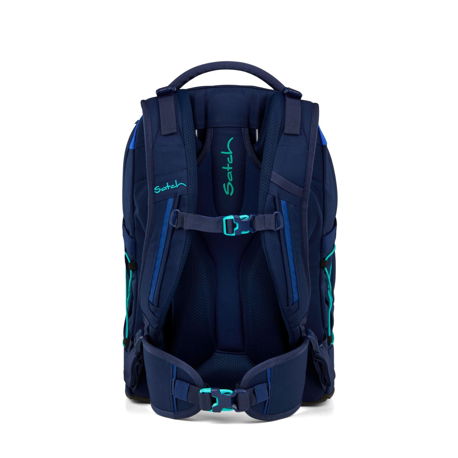 Satch Pack Schulrucksack Crossed Blue