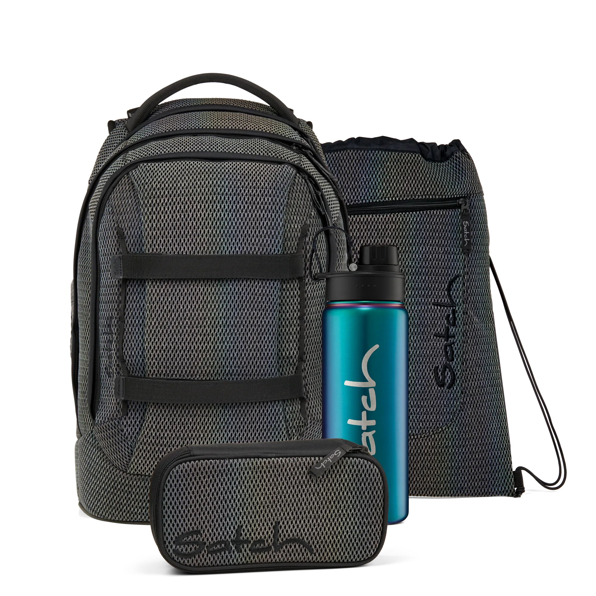 Satch Pack Schulrucksack-Set 4tlg. Hidden Rainbow