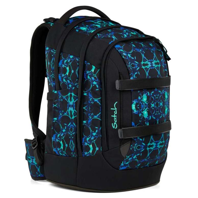 Satch Pack Schulrucksack Caleido Blue