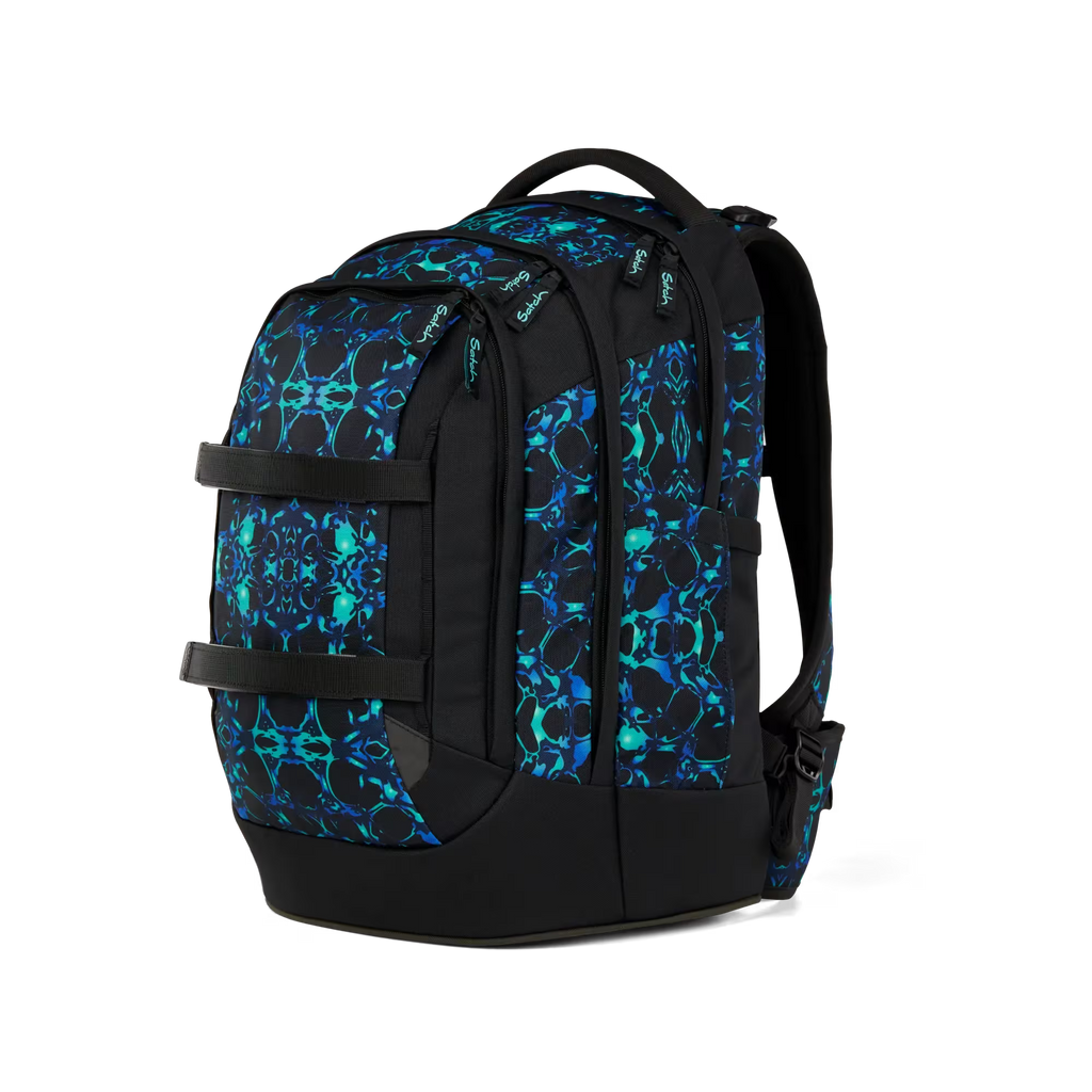 Satch Pack Schulrucksack Caleido Blue