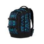 Satch Pack Schulrucksack Caleido Blue