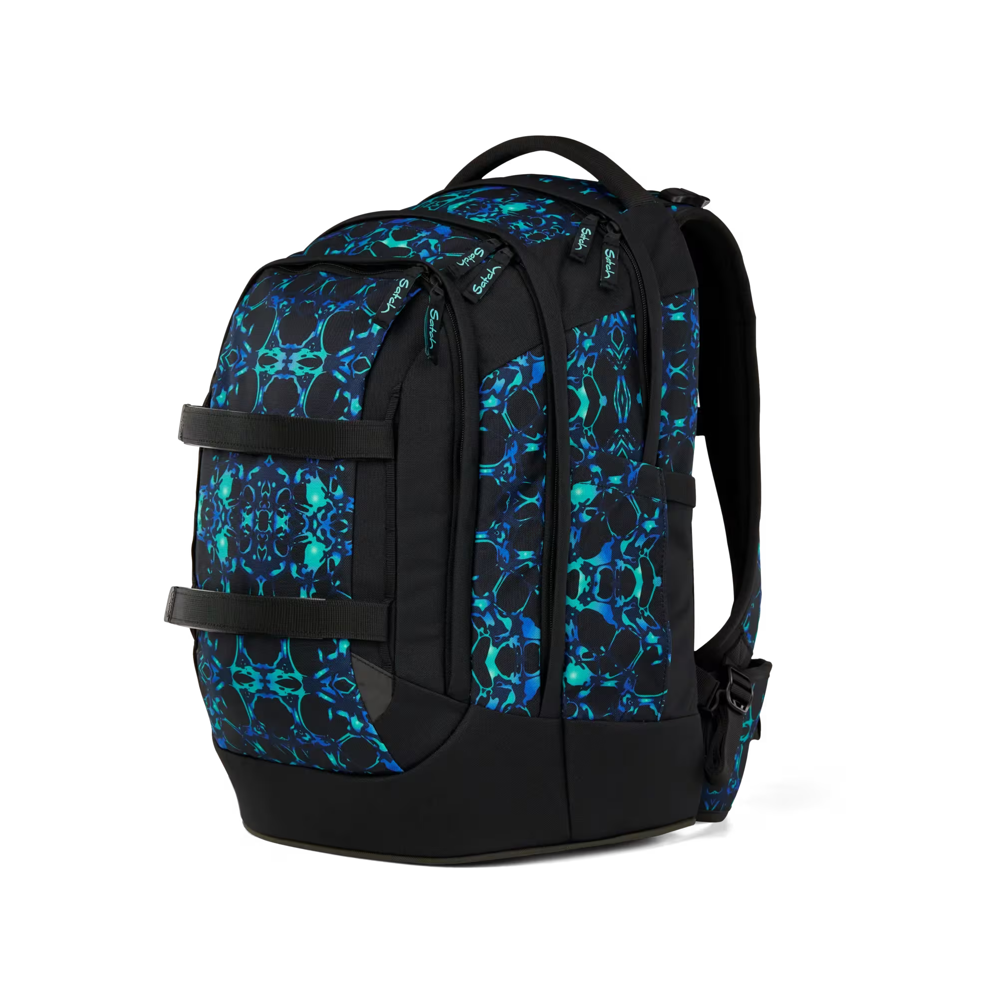 Satch Pack Schulrucksack Caleido Blue