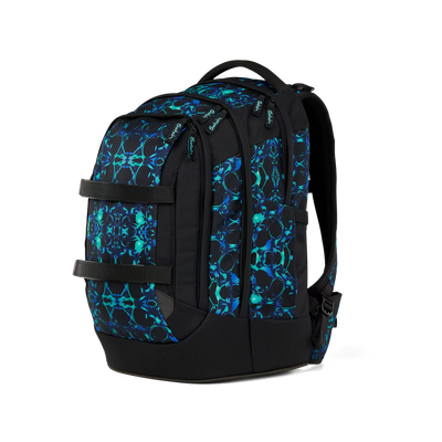 Satch Pack Schulrucksack Caleido Blue