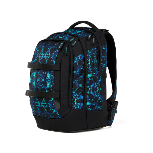 Satch Pack Schulrucksack Caleido Blue