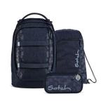 Satch Pack Schulrucksack-Set 3tlg. Cyber Blue