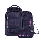 Satch Pack Schulrucksack-Set 3tlg. Cyber Pink