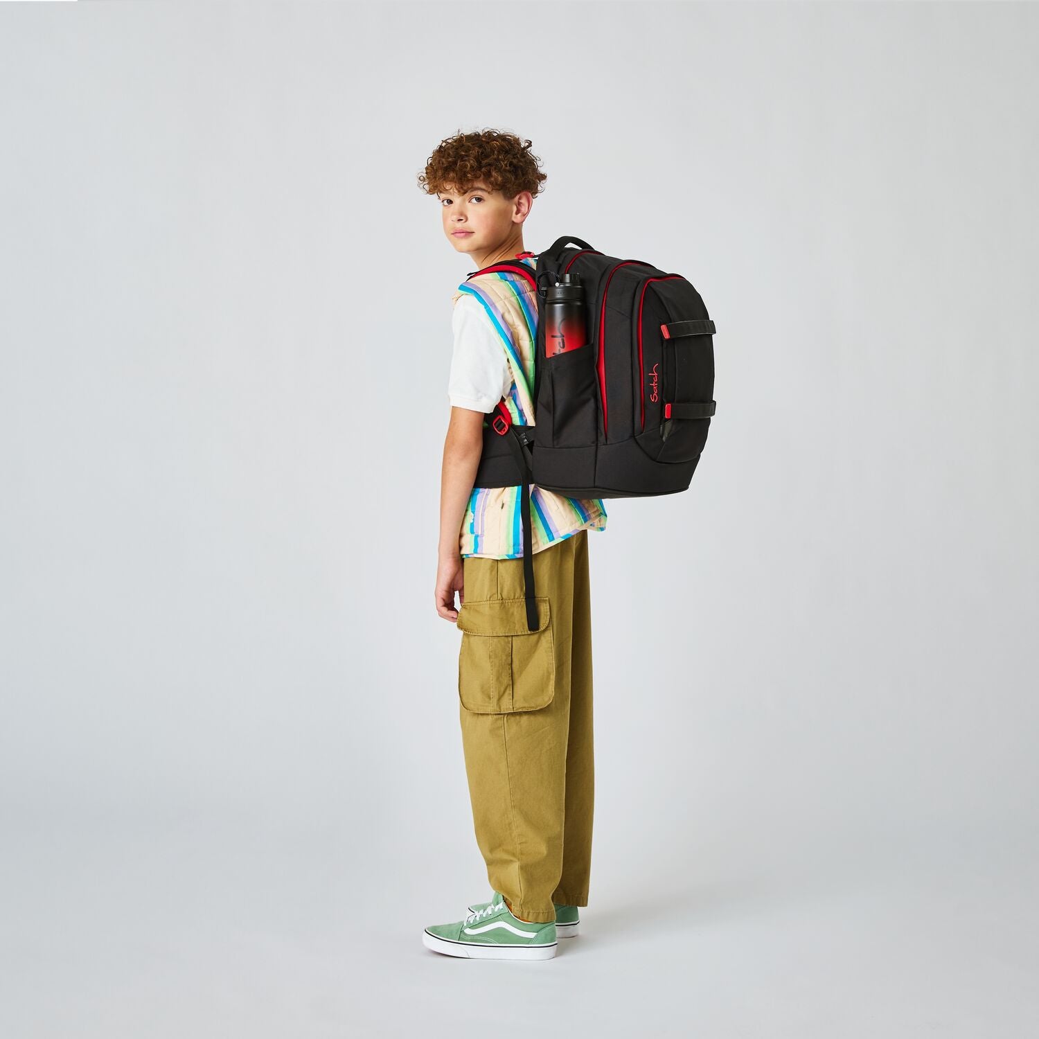 Satch Pack Schulrucksack Fire Phantom