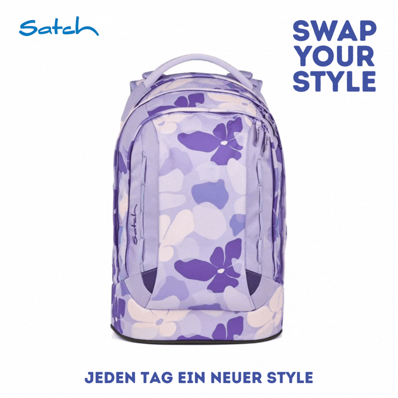 Satch Pack Schulrucksack Lilac Blossom