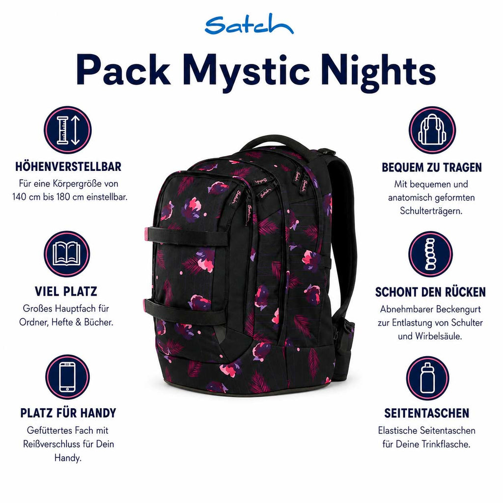 Satch Pack Schulrucksack Mystic Nights