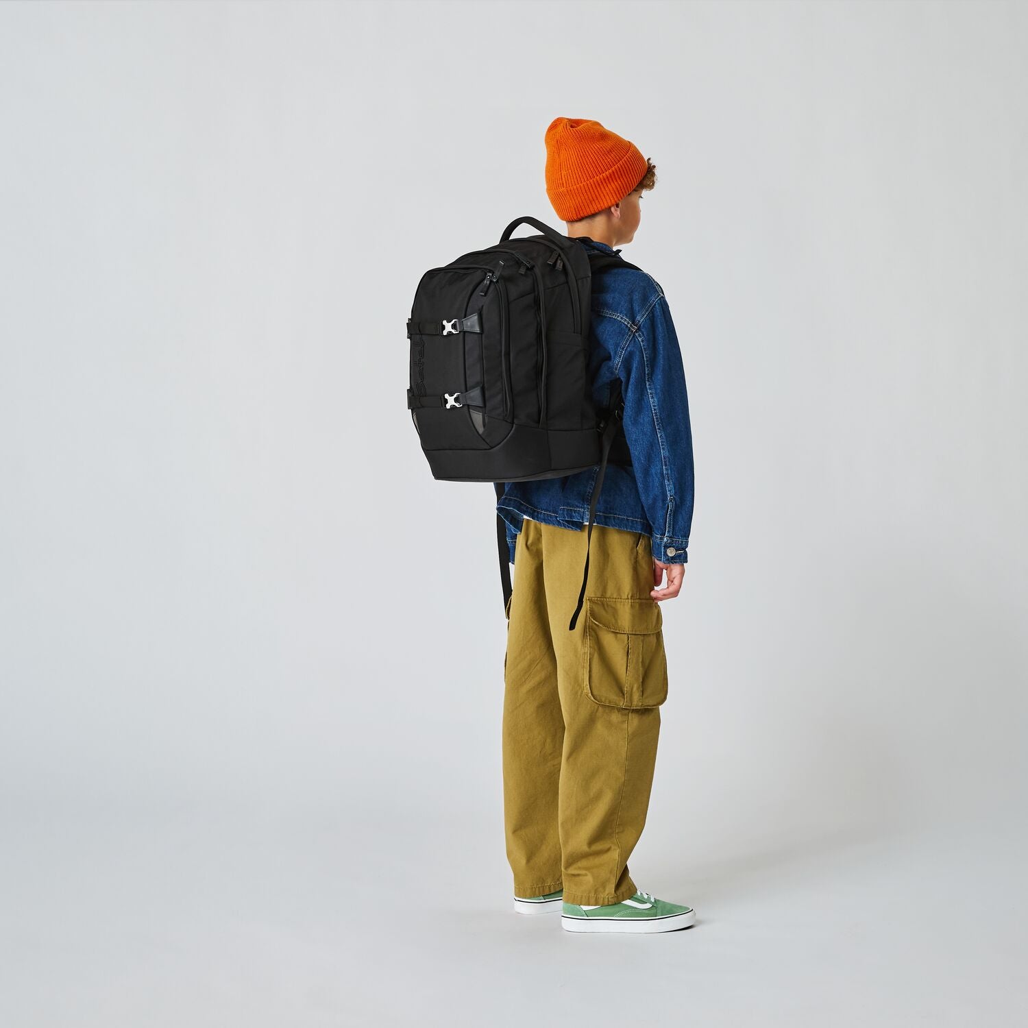 Satch Pack Schulrucksack Nordic Black