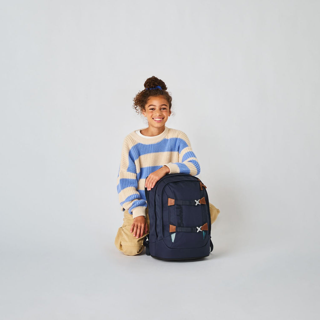 Satch Pack Schulrucksack Nordic Blue