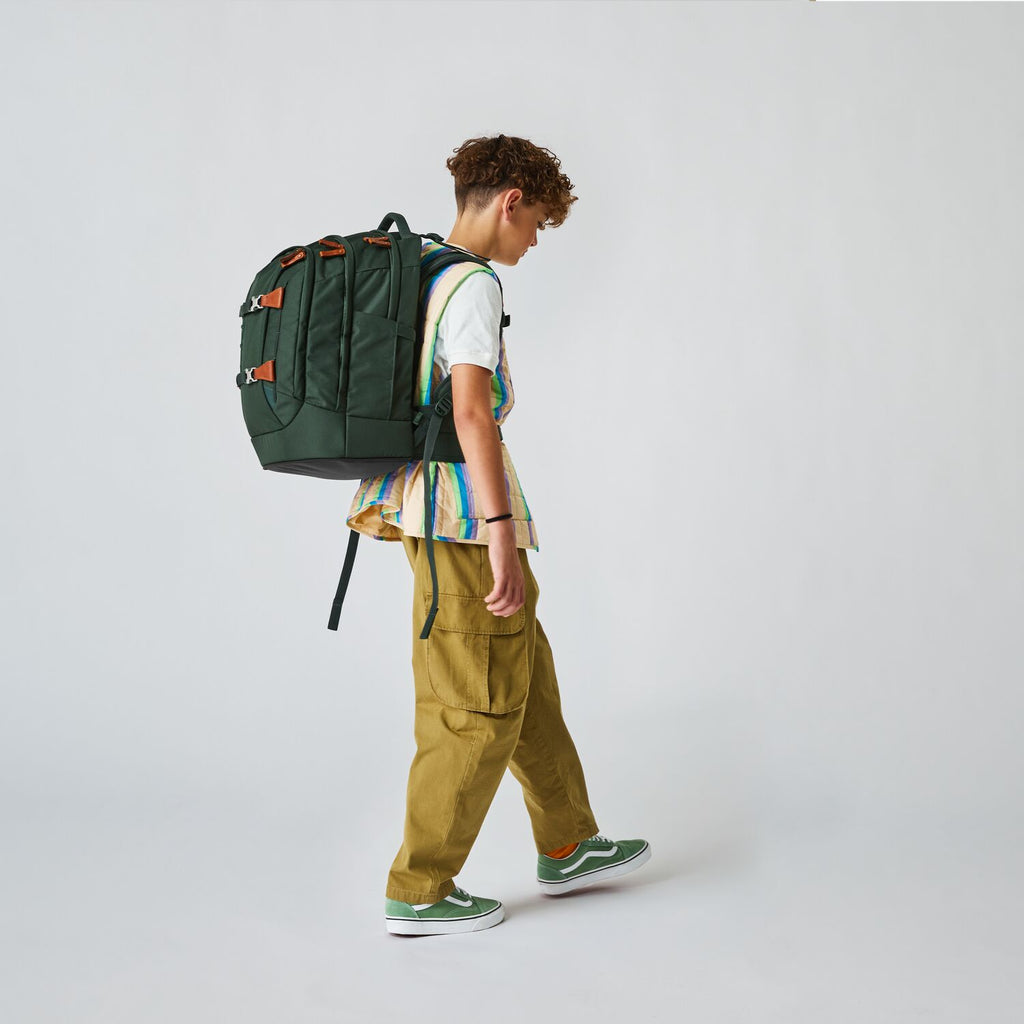 Satch Pack Schulrucksack Nordic Forest Green