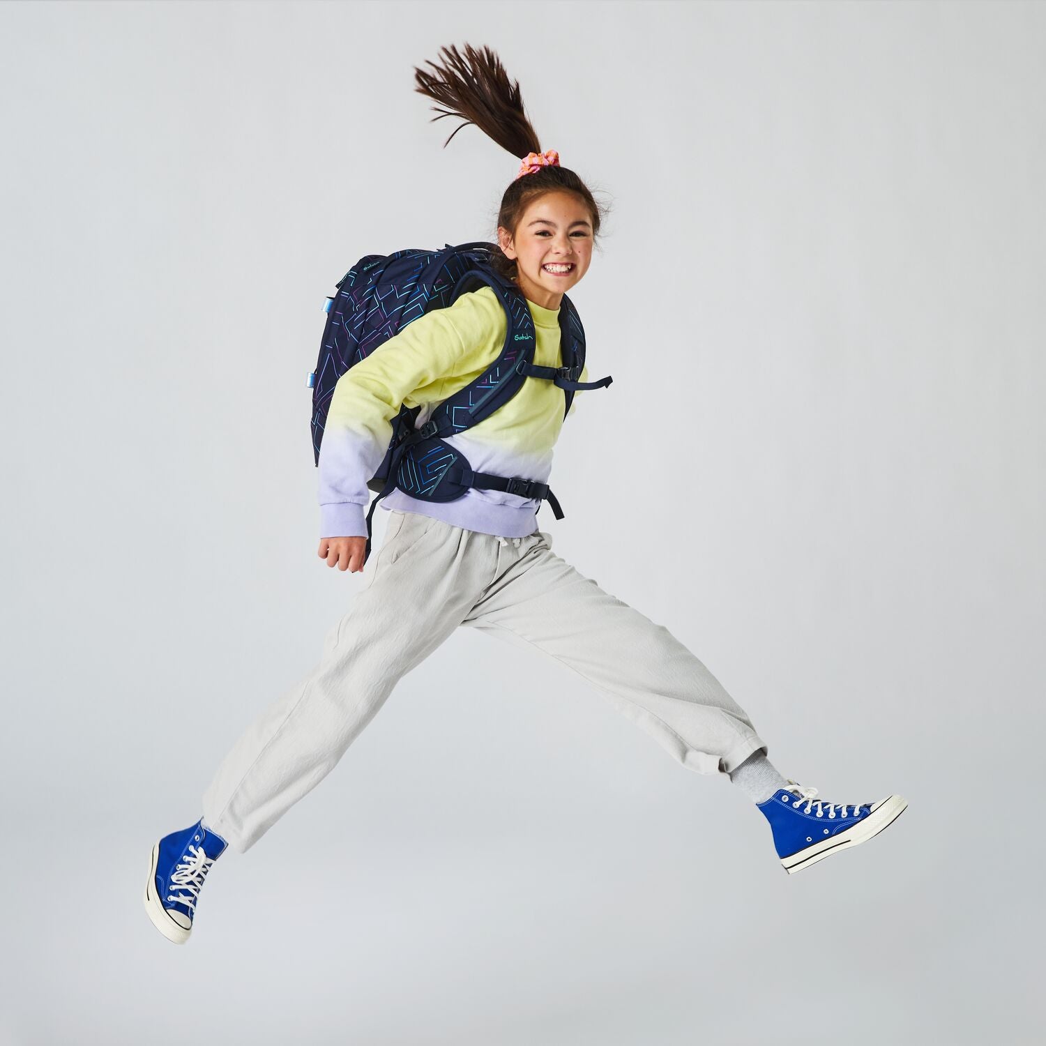 Satch Pack Schulrucksack Purple Laser