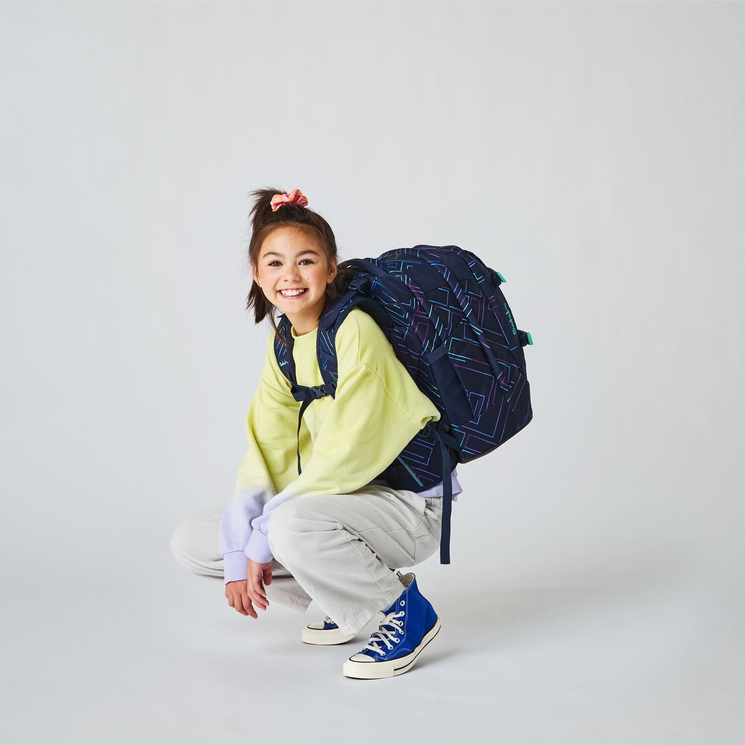 Satch Pack Schulrucksack Purple Laser